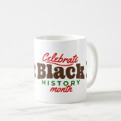Mug fêter le mois de l'histoire noire (Devant droit)