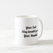 Mug Fêter ma première année (Devant droit)