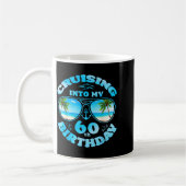 Mug Fêter mes 60 ans - Anniversaire de 60 ans (Gauche)