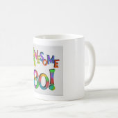 Mug fêter quatre-vingts superbes (Devant droit)