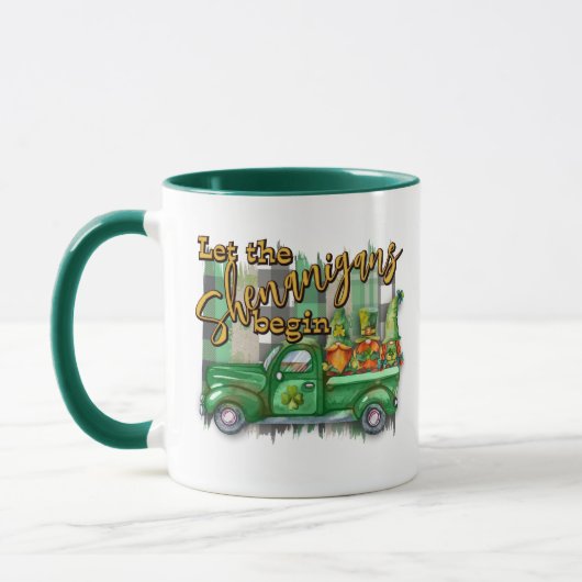 Mug Fêtes de la Saint Patrick dans les Shenanigans de (Gauche)