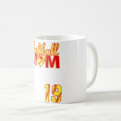 Mug Fêtes de maman au softball féminin #19 Fastpitch J (Devant droit)