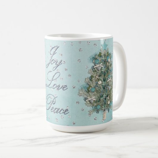 Mug Fêtes de Noël - Beau arbre de Noël (Devant droit)