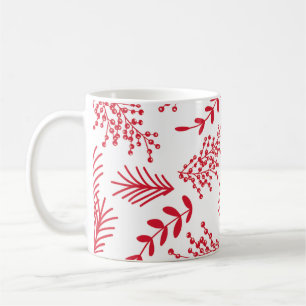 Mug Fêtes de Noël Botanique Florale