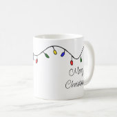 Mug Fêtes de Noël colorées (Devant droit)