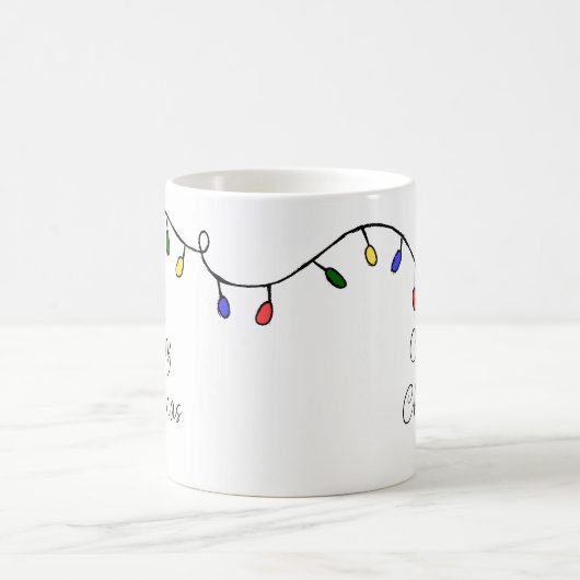 Mug Fêtes de Noël colorées (Centre)
