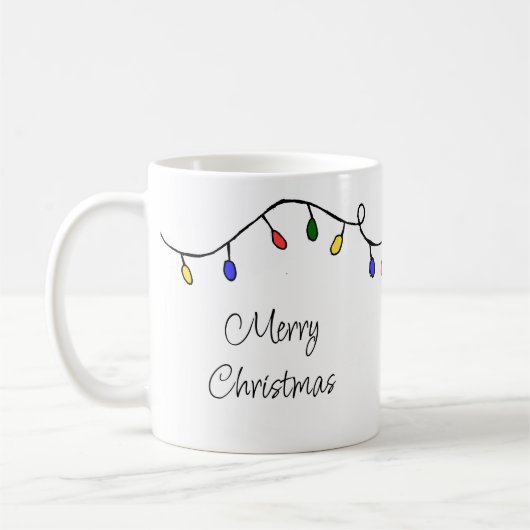 Mug Fêtes de Noël colorées (Gauche)
