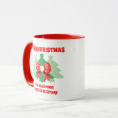 Mug Fêtes de Noël d'affaires modernes et modifiables (Devant gauche)