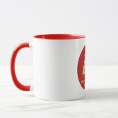 Mug Fêtes de Noël d'entreprise rouges (Gauche)