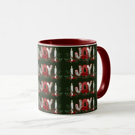 Mug Fêtes de Noël Joie (Devant droit)