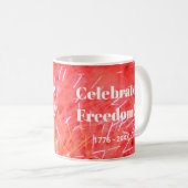 Mug Fêtez ! 4 juillet Feu d'artifice explosion café Mu (Devant droit)