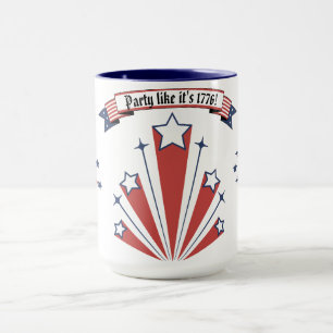 Mug "Fêtez comme si c'était 1776 !" Café/Thé