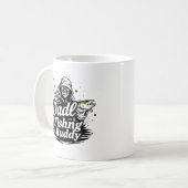 Mug Fêtez votre amour pour la pêche avec papa (Devant gauche)