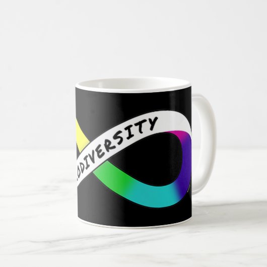 Mug Fêtons et comprenons les différences (Devant droit)