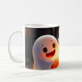Mug Feu Citrouille éffrayant Ghost (Gauche)