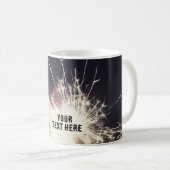 Mug Feu d'artifice de nuit Sparkler - Coupe de café Sp (Devant droit)