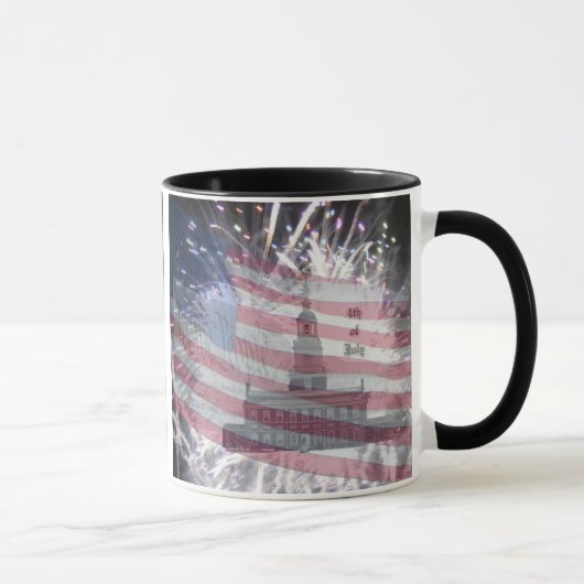 Mug Feu d'artifice du 4 juillet (Droite)