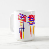Mug Feu d'artifice wow (Devant gauche)