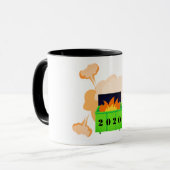 Mug Feu de benne personnalisable 2020 (Devant gauche)