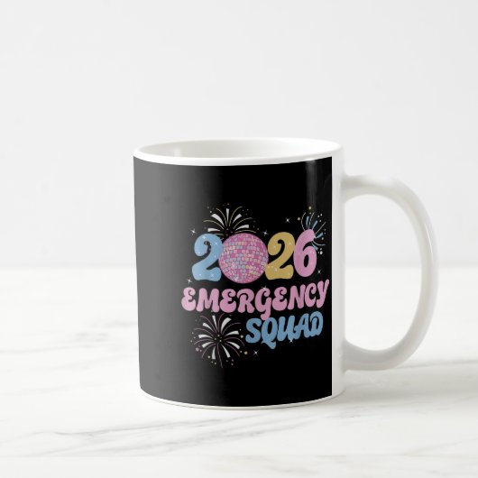 Mug Feu de boule de disco de l'équipe d'urgence de la (Droite)