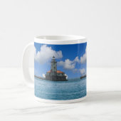 Mug Feu de café peint du phare du port de Chicago (Devant gauche)