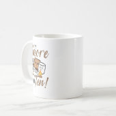 Mug Feu de camp d'anniversaire 10 ans Marshmallow C'es (Devant gauche)