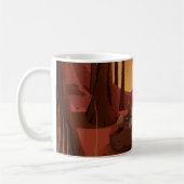 Mug Feu de camp dans la forêt. (Gauche)