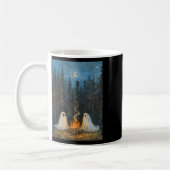 Mug Feu de camp fantôme Camping amateur forêt gothique (Gauche)