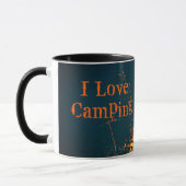 Mug Feu de camp personnalisé Amour Camping (Gauche)