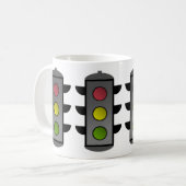 Mug Feu de circulation Pop Art (Devant gauche)