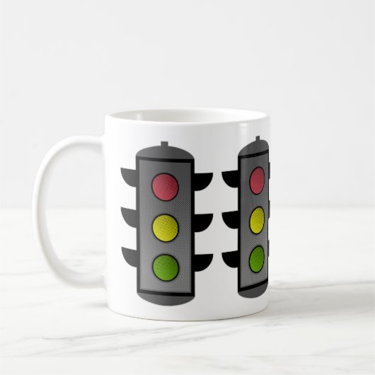 Mug Feu de circulation Pop Art (Gauche)