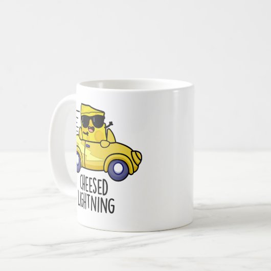 Mug Feu de Fromage Funny Pun de fromage (Devant gauche)