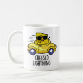 Mug Feu de Fromage Funny Pun de fromage (Gauche)