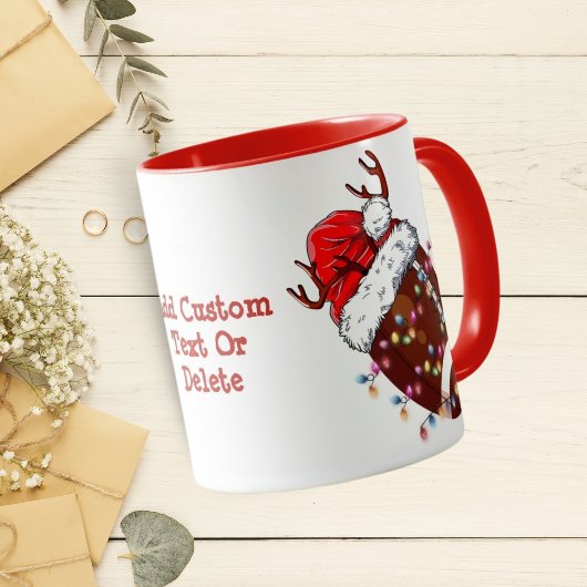 Mug Feu de Noël de l'ELF Santa Hat