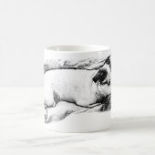 Mug Feu de Terrier avec des boules de neige baisées (Centre)