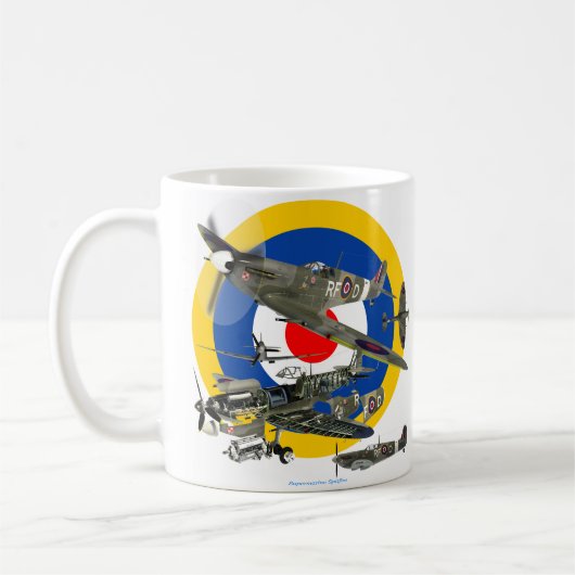 Mug Feu d'éclat de supermarine (Gauche)
