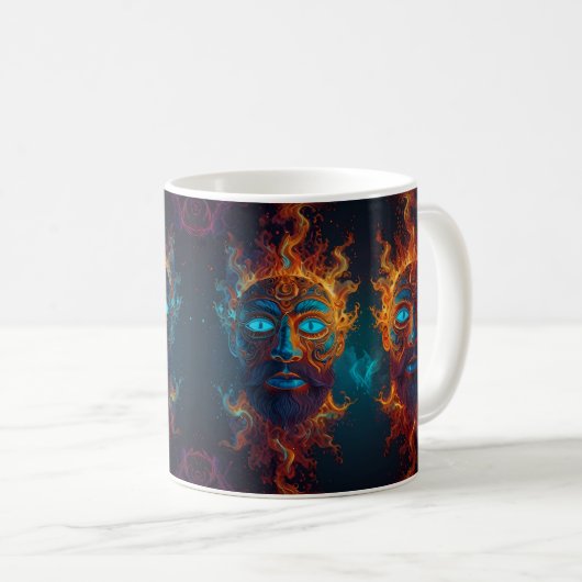 Mug Feu des dieux. (Devant droit)
