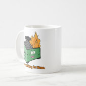 Mug Feu d'ordures : Tout va bien (Devant gauche)