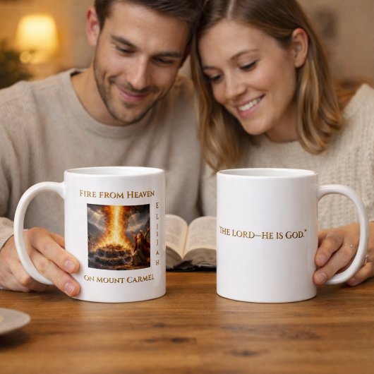 Mug Feu du Ciel sur le Mont Carmel – Prophète Élie