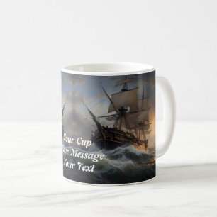 Mug Feu et mousse : Le vaisseau anglais de 1805
