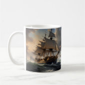Mug Feu et mousse : Le vaisseau anglais de 1805 (Gauche)