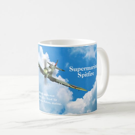 Mug Feu Spirale Supermarine (Devant droit)