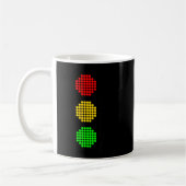 Mug Feu tricolore Signalisation routière Stop-Prudence (Gauche)