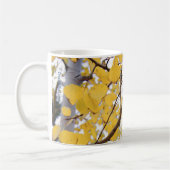 Mug Feuillage d'Aspen, crique d'estropié, le Colorado (Gauche)