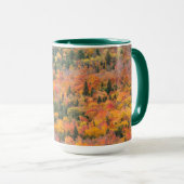 Mug Feuillage d'automne | La péninsule de Keweenaw, Mi (Devant droit)