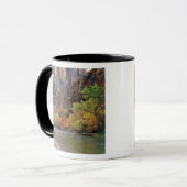 Mug Feuillage d'automne le long de la rivière Virgin p (Devant gauche)