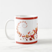 Mug Feuillage d'automne moderne (Gauche)