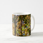 Mug Feuillage de automne jaune et vert (Devant droit)