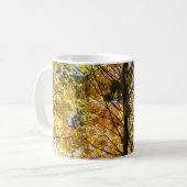 Mug Feuillage de automne jaune et vert (Devant gauche)