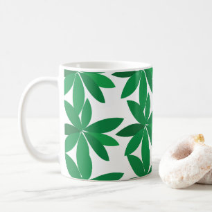 Mug Feuillage de feuilles vertes